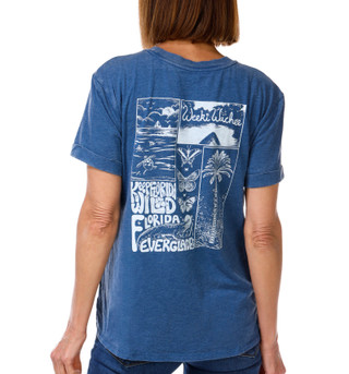 Thumbnail 2: REEL LEGENDS Women's Short Sleeve Relaxed Pocket Graphic Tee 