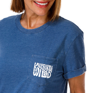 Thumbnail 3: REEL LEGENDS Women's Short Sleeve Relaxed Pocket Graphic Tee 