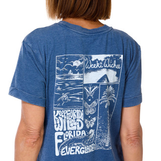 Thumbnail 4: REEL LEGENDS Women's Short Sleeve Relaxed Pocket Graphic Tee 