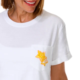 Thumbnail 2: REEL LEGENDS Women's Short Sleeve Relaxed Pocket Graphic Tee 