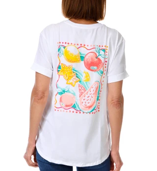 Thumbnail 3: REEL LEGENDS Women's Short Sleeve Relaxed Pocket Graphic Tee 