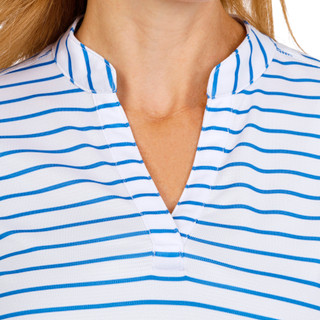 Thumbnail 3: REEL LEGENDS Women's Short Sleeve Freeline Split Neck Top 