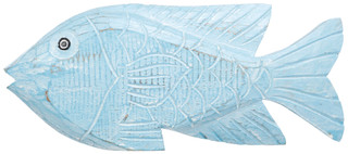 Thumbnail 2: JD YEATTS 16x7 Wood Fish Home Accent 