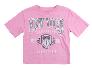 Thumbnail 1: Abercrombie & Fitch Girls Short Sleeve Begonia Tee 