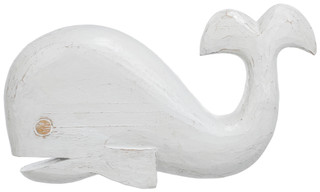 Thumbnail 1: Sagebrook Home 17 in Wooden Whale Figurine 