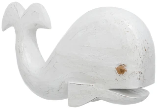 Thumbnail 2: Sagebrook Home 17 in Wooden Whale Figurine 