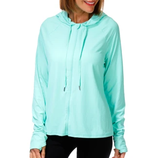Thumbnail 1: REEL LEGENDS Women's Outdoor Ribbed Zip Up Jacket 
