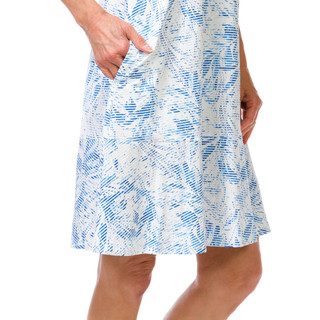 Thumbnail 4: REEL LEGENDS Women's Sleeveless Active Pucker Dress 