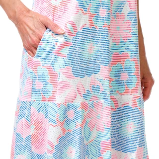 Thumbnail 3: REEL LEGENDS Women's Sleeveless Active Pucker Dress 