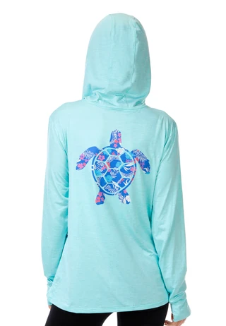 Thumbnail 3: REEL LEGENDS Women's Outdoor Long Sleeve Hooded Top 