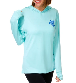 Thumbnail 1: REEL LEGENDS Women's Outdoor Long Sleeve Hooded Top 