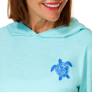 Thumbnail 4: REEL LEGENDS Women's Outdoor Long Sleeve Hooded Top 