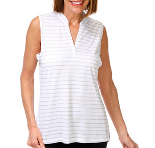 Thumbnail 1: REEL LEGENDS Women's Sleeveless Freeline Split Neck Top 