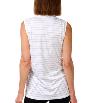 Thumbnail 2: REEL LEGENDS Women's Sleeveless Freeline Split Neck Top 