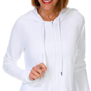 Thumbnail 2: REEL LEGENDS Petite Outdoor Ribbed Zip up Jacket 