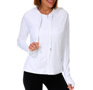 Thumbnail 1: REEL LEGENDS Petite Outdoor Ribbed Zip up Jacket 