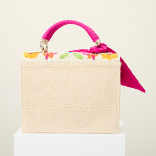 Thumbnail 4: AMERICA AND BEYOND Bloom Cascade Satchel 