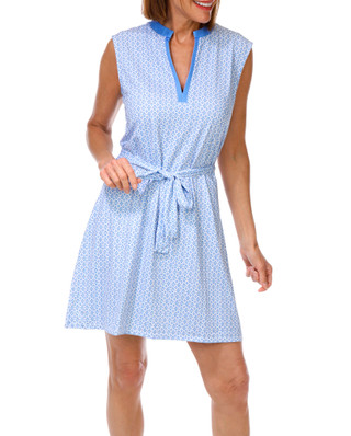 Thumbnail 4: Palm House Women's Sleeveless Active Split Neck Dress 