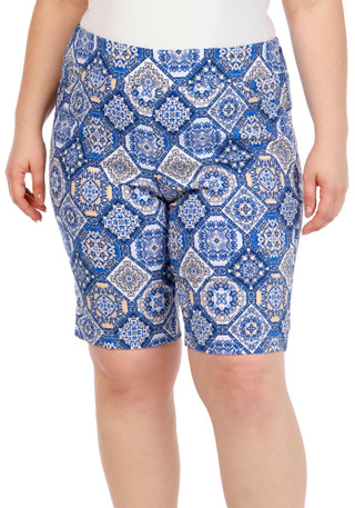 Thumbnail 1: Coral Bay Plus Print Bermuda Shorts 