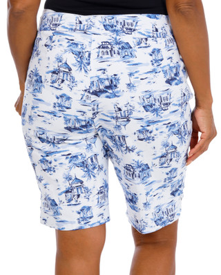Thumbnail 2: Coral Bay Plus Print Bermuda Shorts 