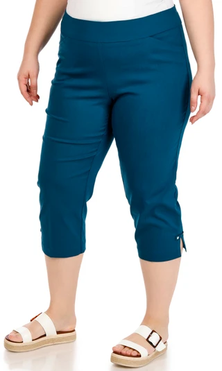 Thumbnail 1: Coral Bay Plus Diamond Hem Capris 
