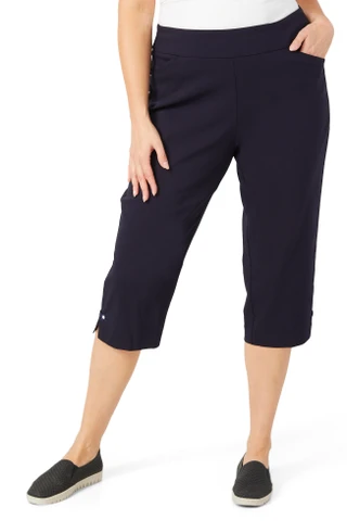 Thumbnail 8: Coral Bay Plus Diamond Hem Capris 