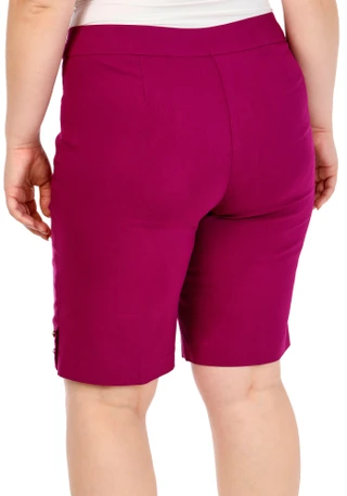 Thumbnail 3: Coral Bay Plus Pearl Hem Bermuda Shorts 