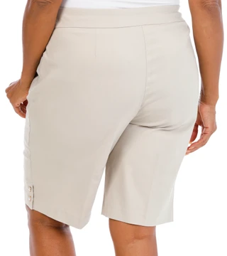 Thumbnail 2: Coral Bay Plus Pearl Hem Bermuda Shorts 