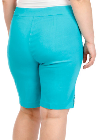 Thumbnail 2: Coral Bay Plus Pearl Hem Bermuda Shorts 
