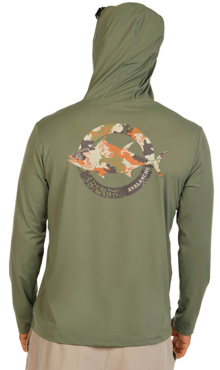 Thumbnail 1: AVALANCHE Men's Outdoor Fishing Long Sleeve Hooded Top 