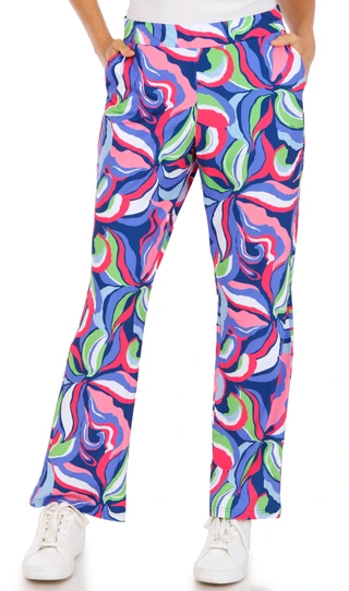 Thumbnail 1: Ana Clara Women's Print Yoga Pants 