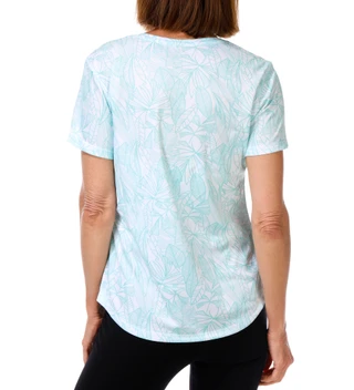 Thumbnail 4: REEL LEGENDS Women's Short Sleeve Freeline V Neck Top 