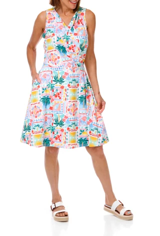 Thumbnail 1: REEL LEGENDS Women's Sleeveless BeachPro Performance Dress 