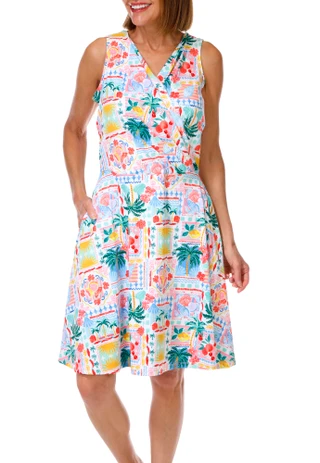 Thumbnail 4: REEL LEGENDS Women's Sleeveless BeachPro Performance Dress 