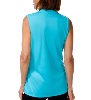 Thumbnail 2: REEL LEGENDS Women's Sleeveless Freeline Split Neck Top 