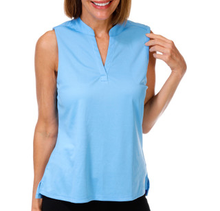 Thumbnail 1: REEL LEGENDS Women's Sleeveless Freeline Split Neck Top 