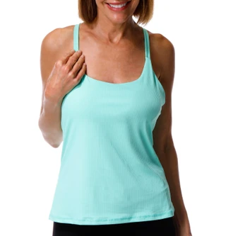 Thumbnail 1: REEL LEGENDS Women's Sleeveless Active Bra Tank 