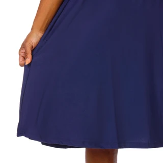 Thumbnail 3: HARLOW & ROSE Plus Short Sleeve Swing Dress 