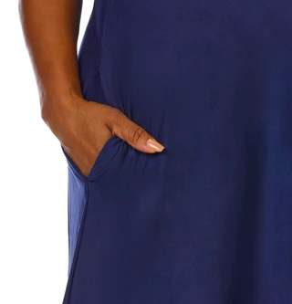 Thumbnail 4: HARLOW & ROSE Plus Short Sleeve Swing Dress 