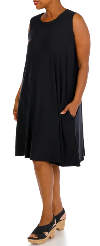Thumbnail 1: HARLOW & ROSE Plus Sleeve Swing Dress 