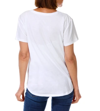 Thumbnail 4: REEL LEGENDS Women's Short Sleeve V Neck Graphic Tee 