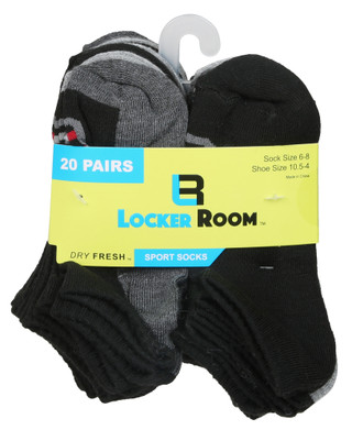 Thumbnail 2: Locker Room Boy's 20 Pk Sport Socks 