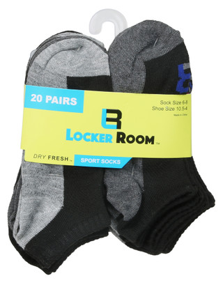 Thumbnail 1: Locker Room Boy's 20 Pk Sport Socks 