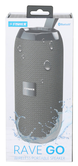 Thumbnail 1: Fisher Rave Go Wireless Portable Speaker 