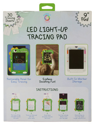 Thumbnail 2: SIMPLY TECH LED Light Up Dinosaur Tracing Pad  