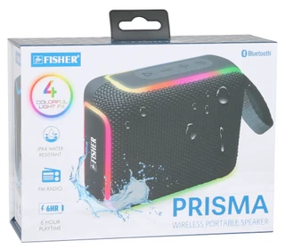 Thumbnail 1: Fisher Prisma Wireless Portable Speaker 