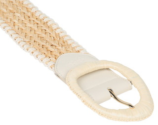 Thumbnail 2: Jessica Simpson Women's Natural Woven Waist Belt 