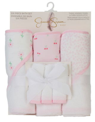 Thumbnail 1: Jessica Simpson Baby Girls 6 Pc Bath Set  