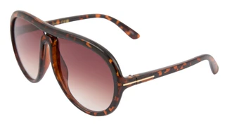 Thumbnail 1: Jessica Simpson Women's Aviator Tortoiseshell Sunglsses 