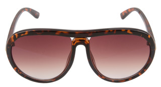 Thumbnail 3: Jessica Simpson Women's Aviator Tortoiseshell Sunglsses 